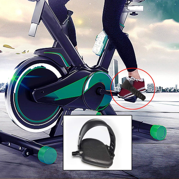 Treningssykkelpedalstropper - Justerbare stropper for spinning og treningssykler