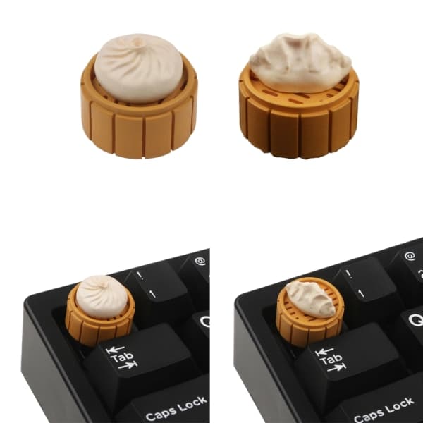 Stykke dampet mad Keycaps magnetisk tiltrækning Creative Keycap til MX Switch 2