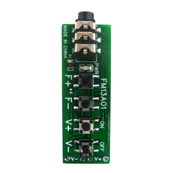 76-108MHz VHF FM-sändning Radio Dubbelkanal Stereo Receiver Modul DC3.7-18V för hörlurar Headset Högtalare