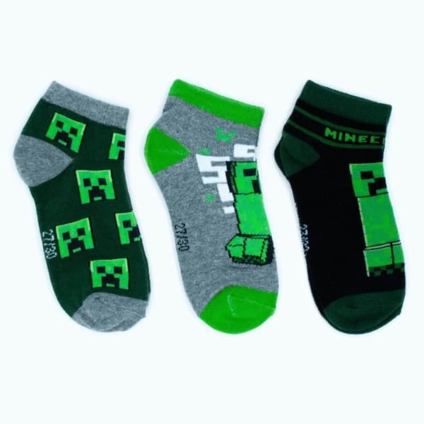 Minecraft Barnstrumpor / Strumpor för Barn - 3-pack 80 27\/30