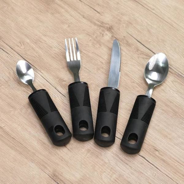 Ergonomisk Bestiksæt - 4 Dele Sort