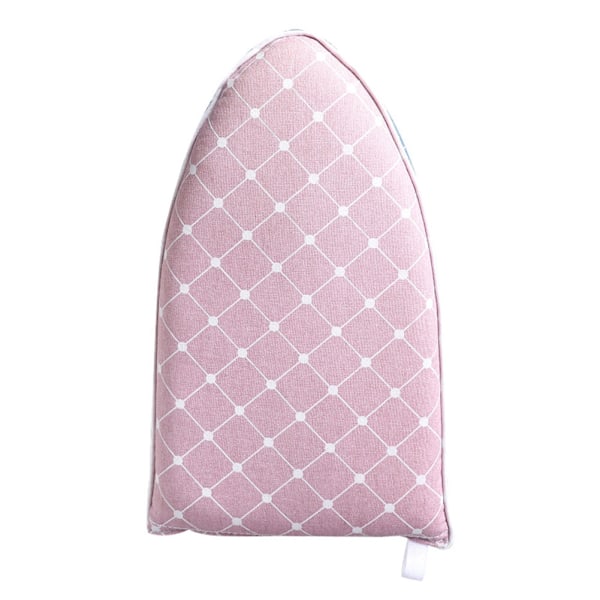 Bærbart Mini Strygebræt med Ærmepude - Kompakt Strygeholder og Tilbehør Pink Grid