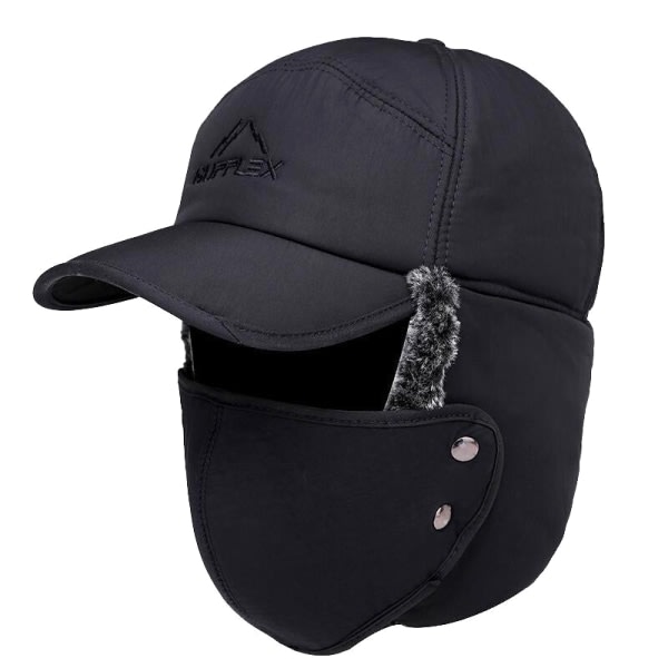 Tjukk Vinter Varm Lue Herre Lue EarFlap Cap Dame Myk Termisk En Størrelse A one size