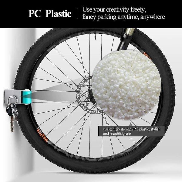 Sykkelparkeringsspenne Veggfeste Mountainbike Landeveissykkel Vertikal Oppbevaringsholder Klips Bic
