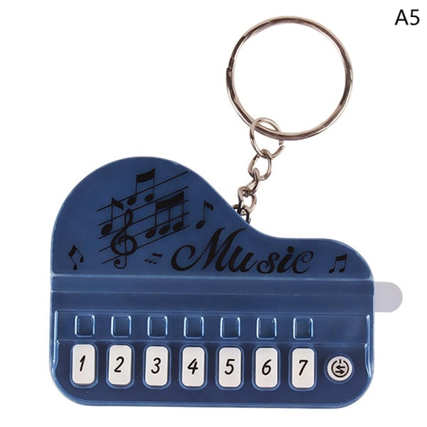 Bærbar musikinstrument Toy Piano Nøglering Mini Elektronisk A5 onesize A5 onesize