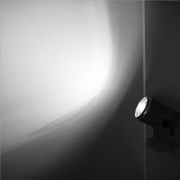 RGBW 1W LED-scenbelysning Spin Pinspot Light Beam Spotlight Pa Vit one size White one size