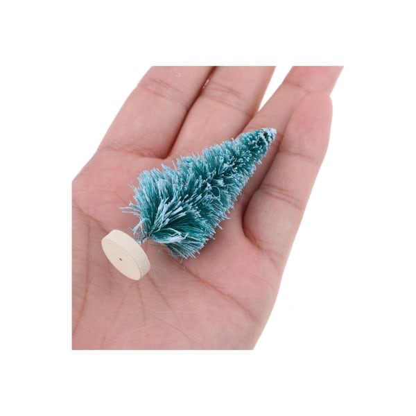 20 stk Dukkehus Miniatyr 6,5 cm Juletre Modell Ferie Fargerik