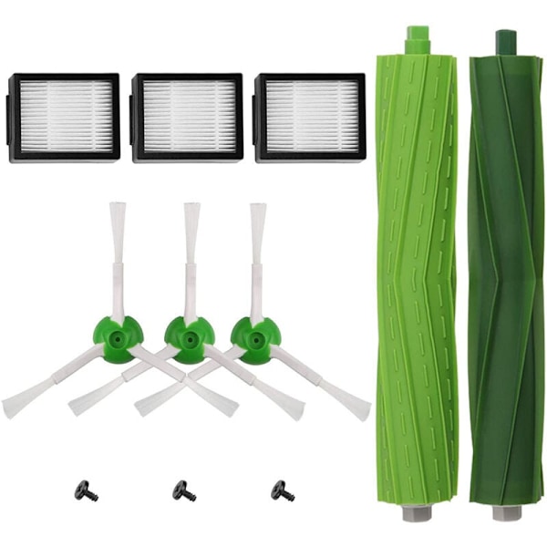 Tilbehørspakke for Roomba i7 i7+ E5 E6 E7 Komplett erstatningssett for reservedeler, sidebørster, filtre, ekstraktorvalser