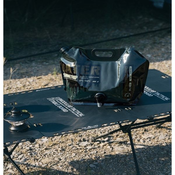 Camping Vattenpåse Vattenbehållare SVART