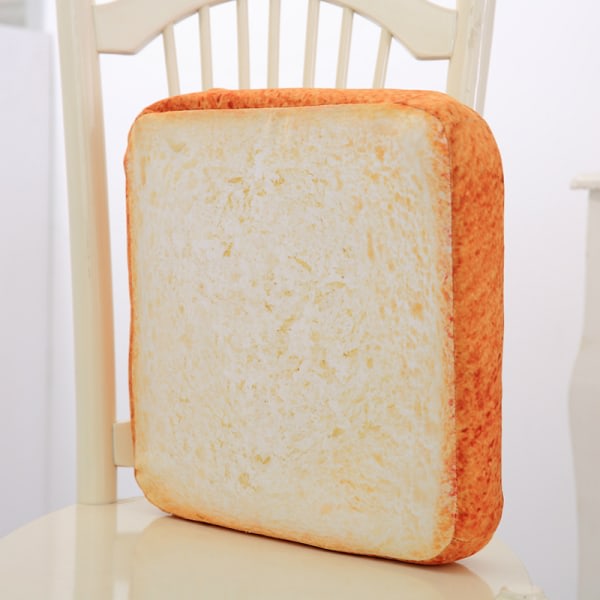 Bröd Katter Säng Toast Bröd Slice Style Pet Mats Kudde Soft Wa Farve 40*40*7CM Color 40*40*7CM