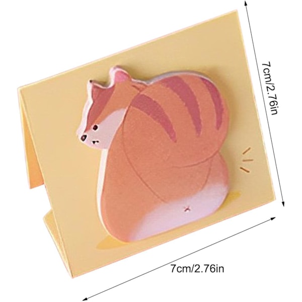 Tegneserie Dyre Stickers - Kreative Selvklæbende Dekoration | Sjove Stickers til Sofaborde, Døre og Klasselokaler Ekorre