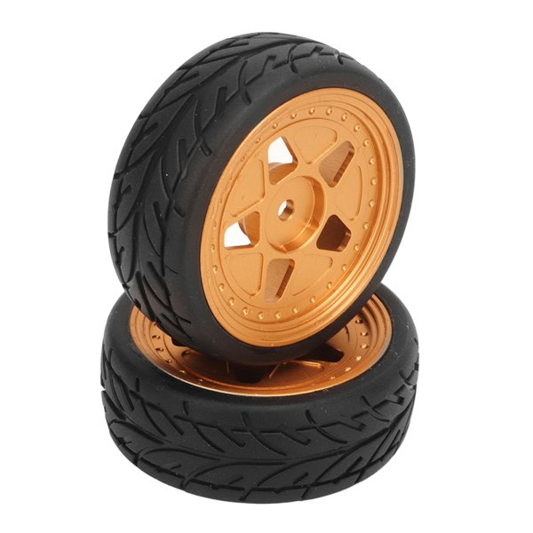 2 stk RC-dekk Hjulfelgsett for ZD Racing 1/16 S16 EX16 RC-bil Oppgraderingsdeler