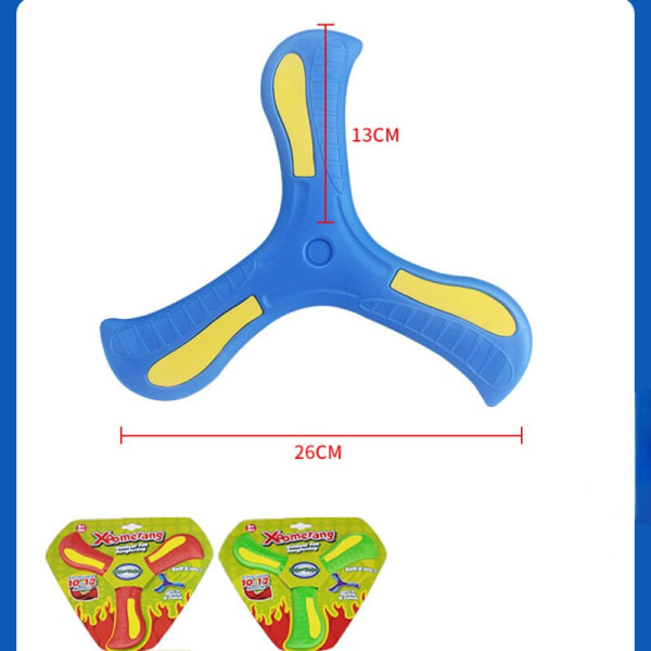 Barn Boomerang Pehmeä Kolmilehtinen Risti Vuxen-barn Interaktiivinen Keltainen