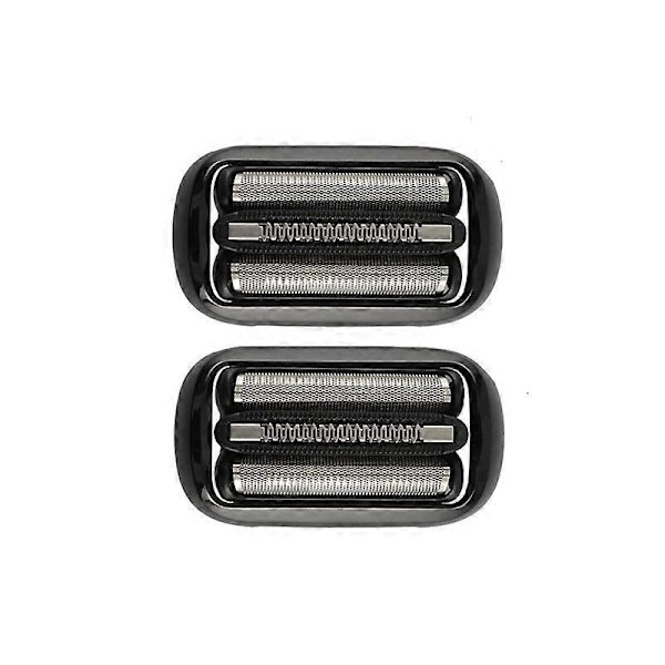 2 kpl Series 5/6 53B -vaihtopäät Braun-parranajokoneeseen, jossa on teräverkko