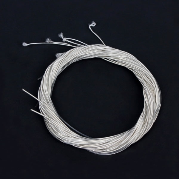 Oud String Middle East Lute 11 String Nylon Silver Pläterad O101 022-041 Vit