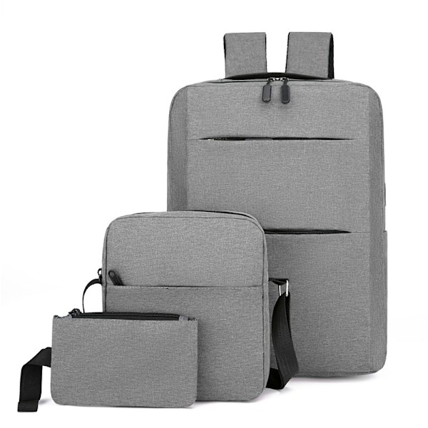 Miesten 3-in-1 Business -reppu - Tyylikäs ja käytännöllinen läppärilaukku Black