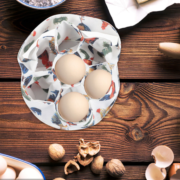 7 lommer egg samle kurv myk håndtak egg samle kurv for gård 3