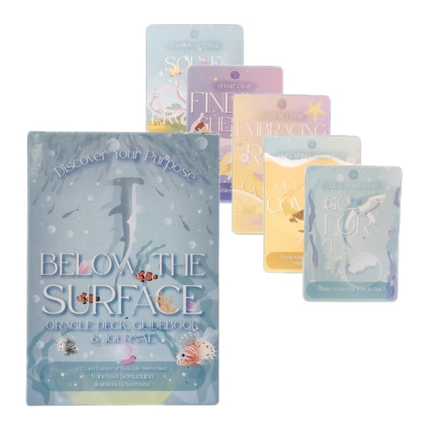 Under ytan Oracle Deck Kort Tarot Familjefest Brädspel Flerspråkig en storlek Multicolor one size