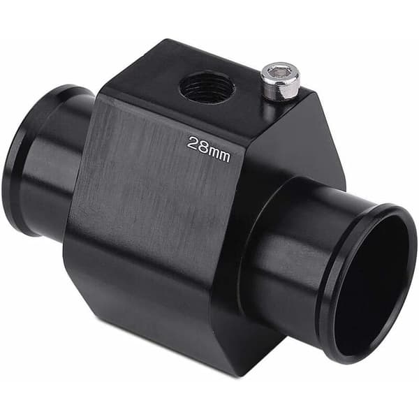 Vanntemperatursensor, bilvanntemperaturslange måleradapter temperaturprobe radiatorledd (28MM)