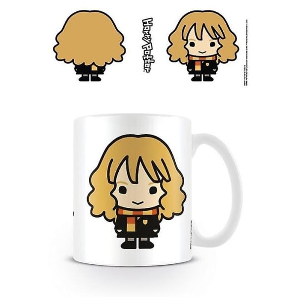 Harry Potter Chibi Hermione Mugg Hvit/Brun One Size