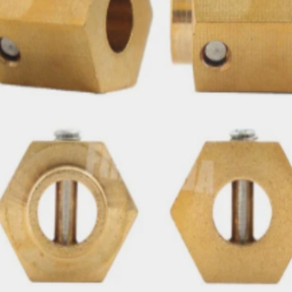 1/10 Hjul Hexmonterad RC Uppgraderingsdel Mässing Stark Adapter För