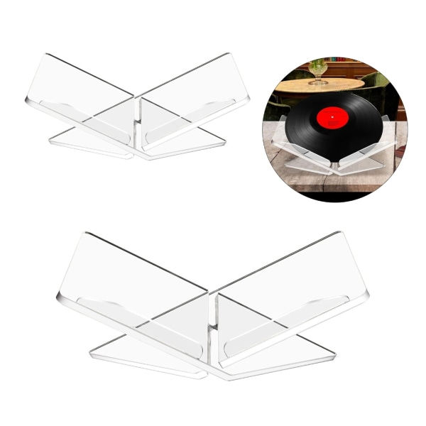 Kryssramme akryl bokholder Transparent akryl bokstativ, for lesing visning oppskrifter, kokebok, åpen bokstativ S