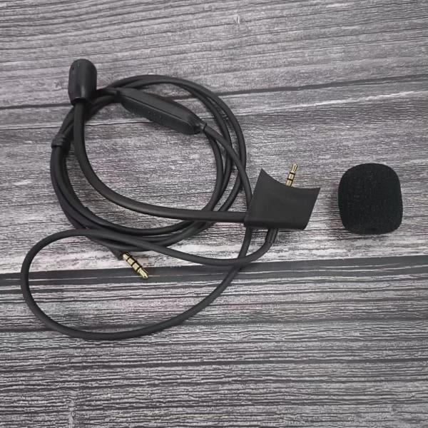 Tydlig kommunikationskabel til QC45 Headset Meget følsomt mikrofonsladd