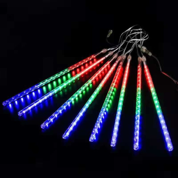 Utomhusdekoration 8 LED-meteoritljus patchbelysningsprojekt