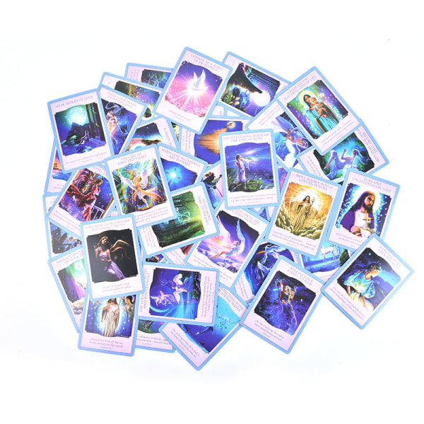 Love Light Divine Guidance Oracle 44 kpl / set Englanti Tarot-kortti Monivärinen Rakkaus & kevyt tarot Multicolor Love & light tarot