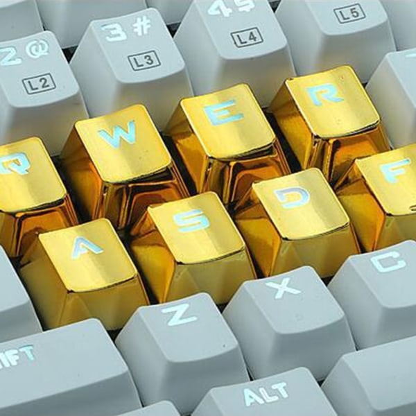 12 näppäimen PBT-näppäinhatut, metalliset, persoonallisuus, valonsiirto, universaalit, mekaaniset pelinäppäimistöt, näppäinhatut, varaosat, punainen