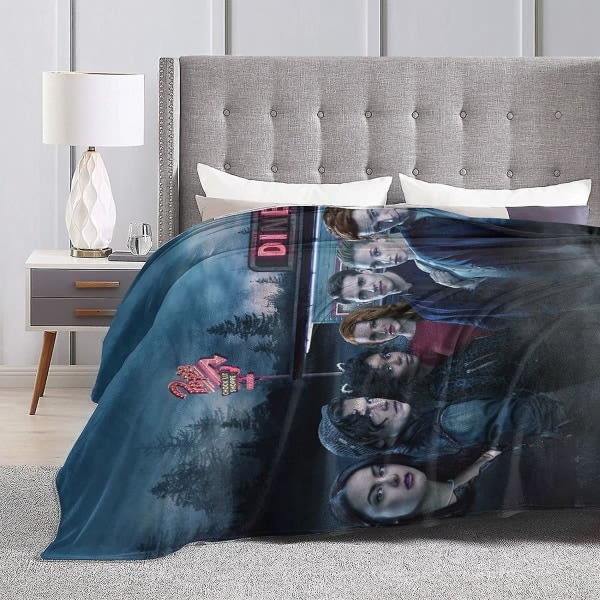 Riverdale Flanell Filt Sängkläder Fleece Filt Mjuk Thow Filtar Luftkonditionering Filt För Soffa Soffa Vardagsrum Sovrum-n96 50x40in 125x100cm
