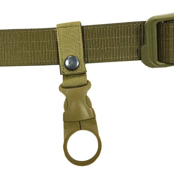 Blå Bärbar Utomhus Sport Webbing Vattenflaska Spänne Clip