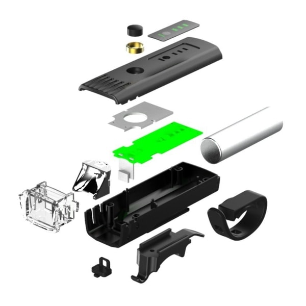 Cykelljus, kraftfull USB-laddningsbar LED-set med automatisk avkänning
