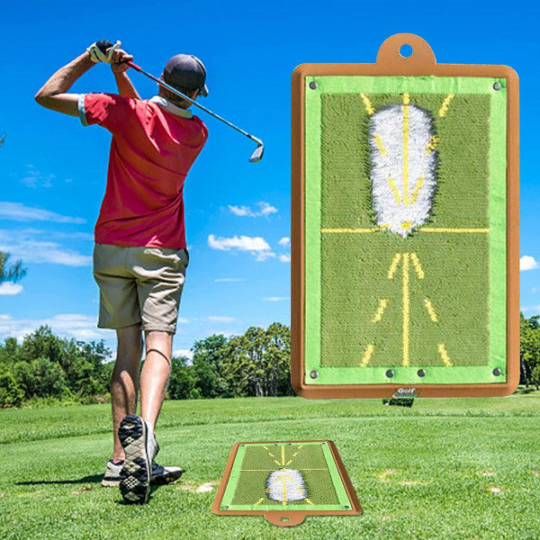 Osumaantunnistus Golf Harjoitusmatto, Ensiluokkainen Golf Harjoitusmatto, Kenttäpalaute Golf Harjoitusmatot Vihreä ei mitään