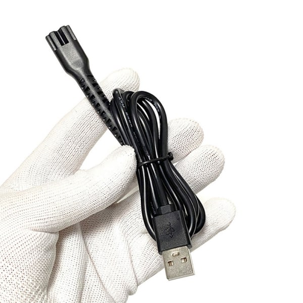 5V USB-opladningskabel til elektriske hårtrimmere Power til 8 Black onesize