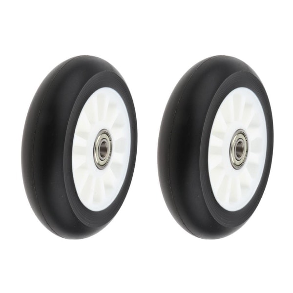 2 stk PU Scooter Hjul Speed ​​Skøjter Trolley Hjul Udskiftning