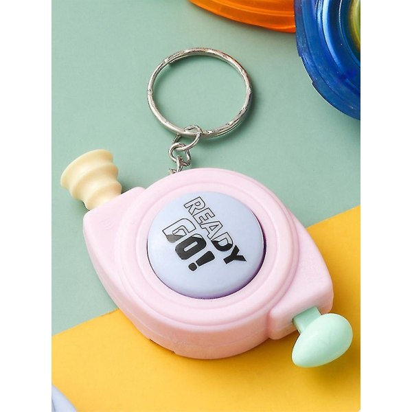 Bop det! Micro Series Game Mini-pelikonsoli Pedagogiset lelut Rhythm Magics Cubes Avaimenperä Luova riipus vaaleanpunainen