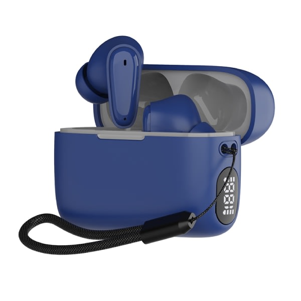 Trådløst Bluetooth-headset med støyreduksjon 3D Stereo 5.3 Earpho Blue