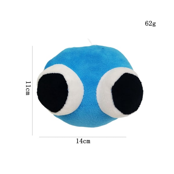 Roblox Rainbow Friends Rainbow Pals -pehmolelu Multi-Horned Monster 25cm-53cm