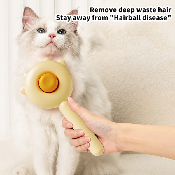 Långt kort katthårborste Cat Claw Shape Dog Pet Ull Grooming Green