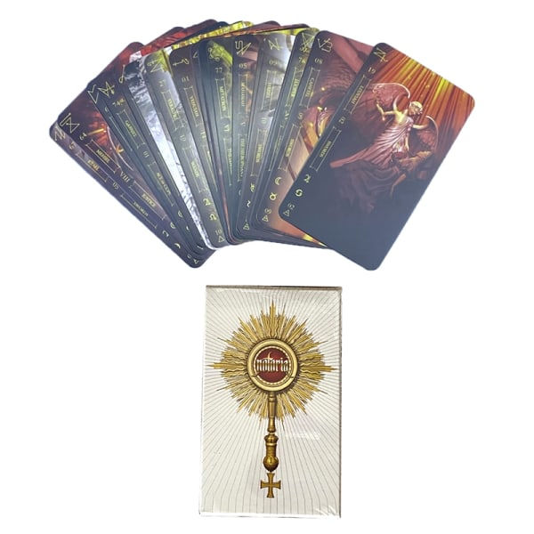 Goetia Tarot i Mørkets Tarotkort Profeti Spådom Deck Pa Multicolor one size Multicolor one size