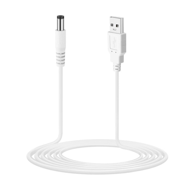 USB til DC5V strømforsyning for ruterhøyttalere USB til DC5,5x2,1mm plugg ladekabel strøm 8-plugger kontaktadapter adapter