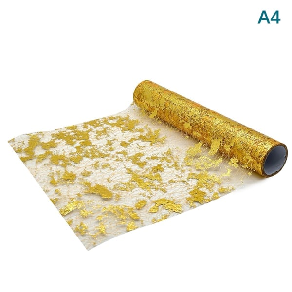 Hot Stämpling Folie Sølv Folie Mesh Bord Dekoration Baggrund A4 one size A4 one size