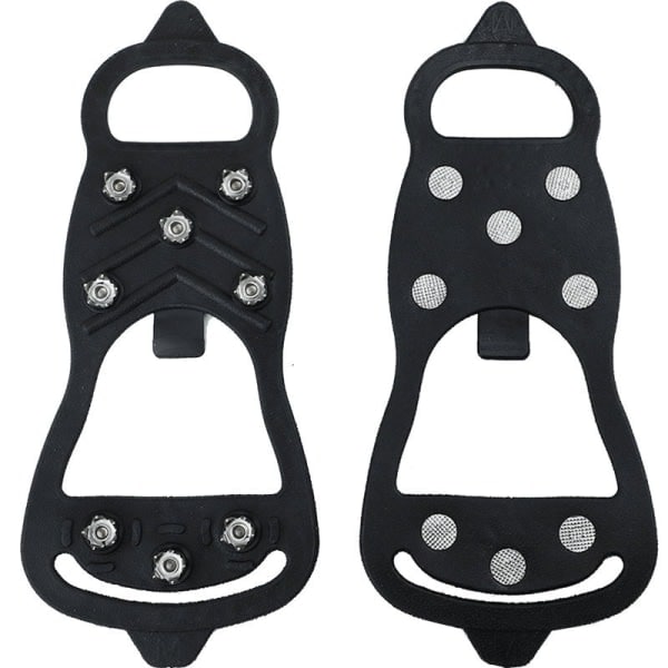 Antislip sko pigger svart 8 tenner