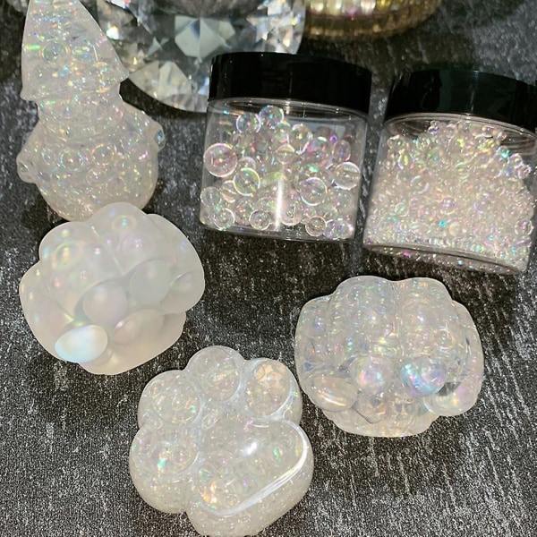 Fargerike Bubble Beads Mikro Kaviar Perler Iriserende Vattendråper Perler