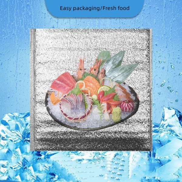 Aluminiumfolie Isolasjonspose Express Takeaway Kjøl Fre A1 10stk