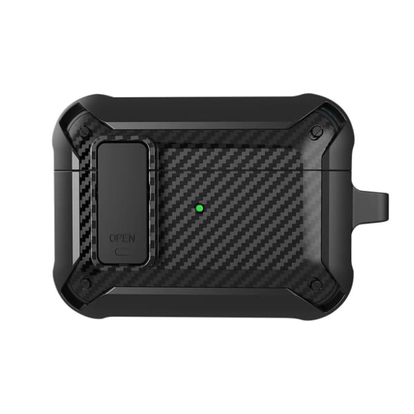 För Air pods Pro 2 Cover Trådløst hörlursfodral CASE Svart Black