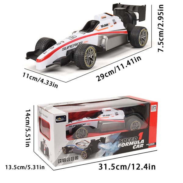F1 Nopea Rc Drift-auto Rc Nopea Sähköinen Mini-auto Maastoajoon Drift-pyörät Ajoauto Lapsille (sininen)