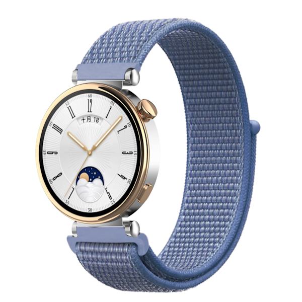 18MM Sport Nylon Loop Band för Xiaomi Mi Smart Watch Armband Dam Armband För Garmin Vivoactive 4S/Venu 2s Correa Armband Cape Blue Cape Blue 18MM