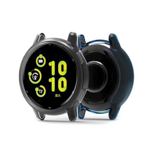 TPU-skyddsfodral, dammskydd, hölje, reptåligt för Vivoactive 5, transparent svart